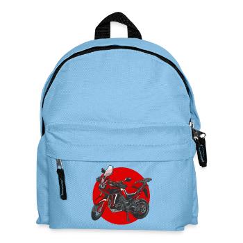 Africa Twin Enduro - japan trired - Kinder Rucksack - Hellblau - Vorne