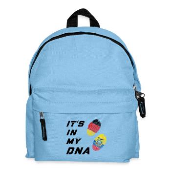 In meiner DNA Deutschland und Ecuador - Kinder Rucksack - Hellblau - Vorne
