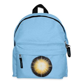 Sternentor Licht im Dunkeln rund - Sonja Ariel - Kinder Rucksack - Hellblau - Vorne