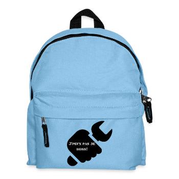 J’peux pas je travaille  - Sac à dos Enfant - bleu clair - Devant