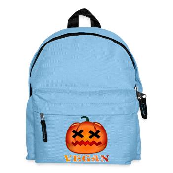 CITROUILLE VÉGÉTALIENNE AUTOMNE - Sac à dos Enfant - bleu clair - Devant