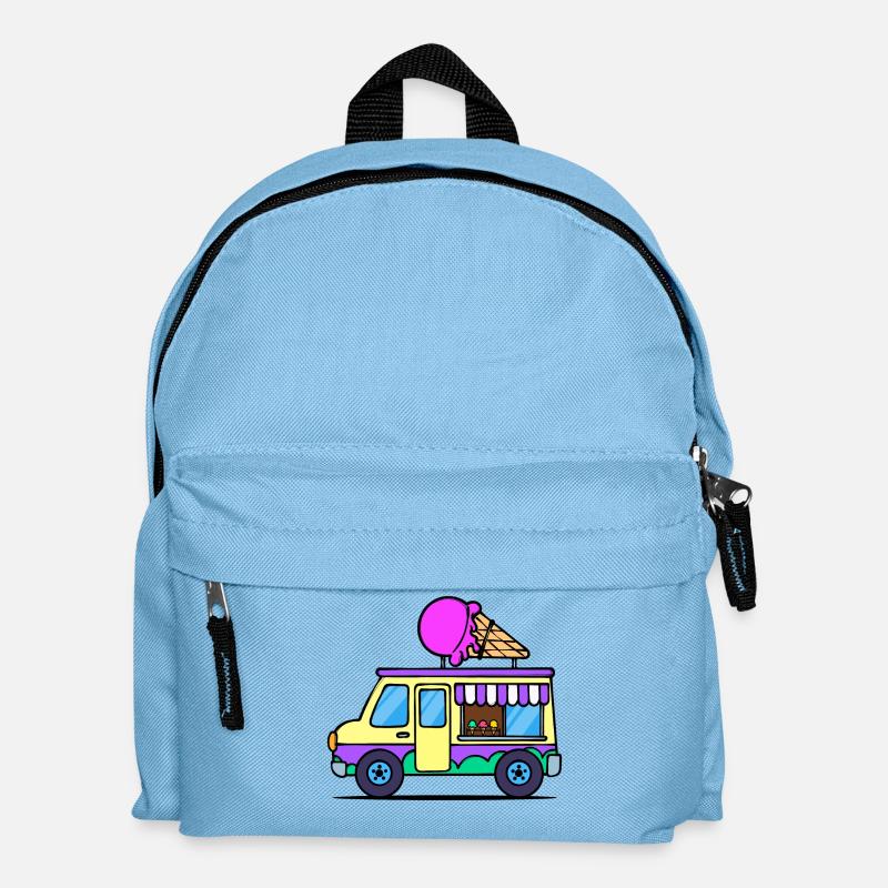 Kids Eiscreme - Kinder Rucksack - Hellblau