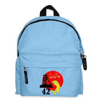 Die Loire - Kinder Rucksack - Hellblau - Vorne