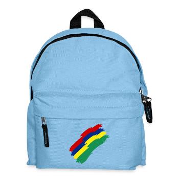 Couleurs du drapeau de l’île Maurice - Sac à dos Enfant - bleu clair - Devant