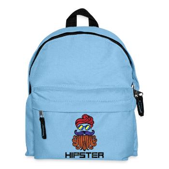 Bart Hipster Spruch Bartfrisur Bartträger - Kinder Rucksack - Hellblau - Vorne