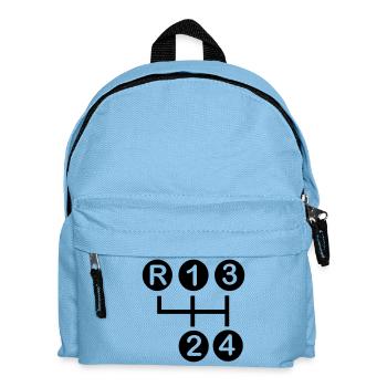 Boîte de vitesses 4 vitesses - Sac à dos Enfant - bleu clair - Devant