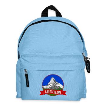 Matterhorn - Zermatt - Switzerland - Kids' Backpack - light blue - Front