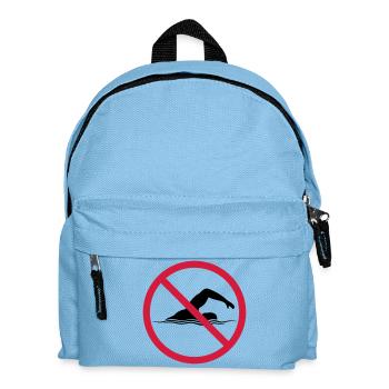 Nage de bouclier interdite - Sac à dos Enfant - bleu clair - Devant