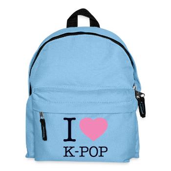 J’ADORE LA K-POP - Sac à dos Enfant - bleu clair - Devant