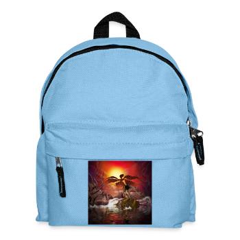 Belle sirène dans un monde fantastique merveilleux - Sac à dos Enfant - bleu clair - Devant