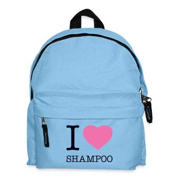 I LOVE SHAMPOO - Kids' Backpack - light blue - Front