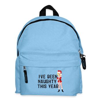 Naughty Christmas 'sweater' - Kids' Backpack - light blue - Front