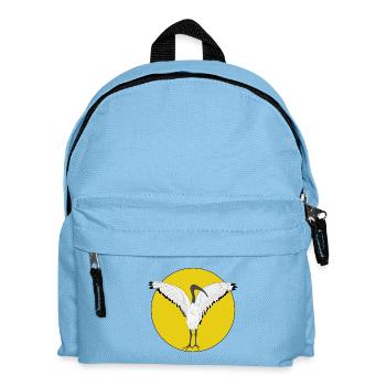 Oiseau de poulet poubelle - Sac à dos Enfant - bleu clair - Devant
