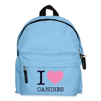 J’ADORE LES BONBONS - Sac à dos Enfant - bleu clair - Devant