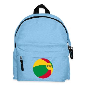 Ærø Beach Ball Denmark Flag Ostsee Dänemark Aeroe - Kinder Rucksack - Hellblau - Vorne
