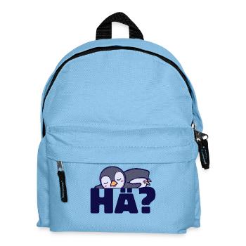 Süß Pinguin Spruch Vogel Tier Arktis Kalt - Kinder Rucksack - Hellblau - Vorne
