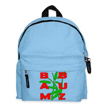Bambuz merch - Kinder Rucksack - Hellblau - Vorne