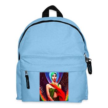 Hijab Femme Angel Wings Art - Sac à dos Enfant - bleu clair - Devant