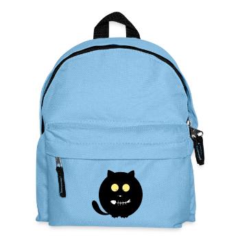 Fish Mouth Cat - Kids' Backpack - light blue - Front