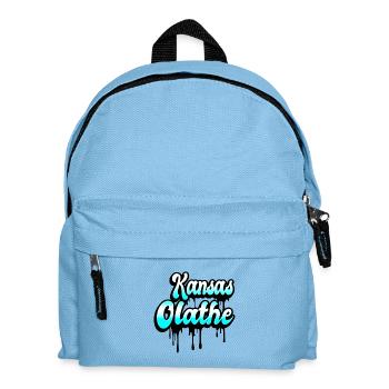 Olathe Kansas Design - Kids' Backpack - light blue - Front
