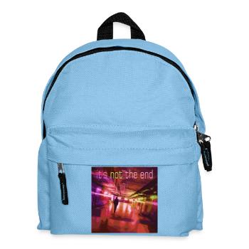 Neon trail It's not the end - Kids' Backpack - light blue - Front