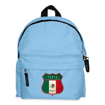 Design du blason de Tepic Mexico - Sac à dos Enfant - bleu clair - Devant