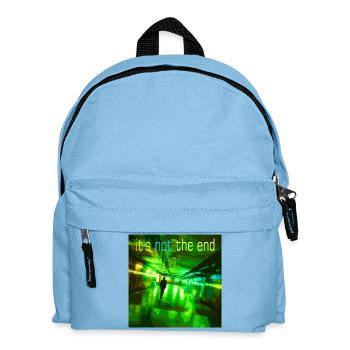 Es ist nicht das Ende Neon Tunnel - Kinder Rucksack - Hellblau - Vorne
