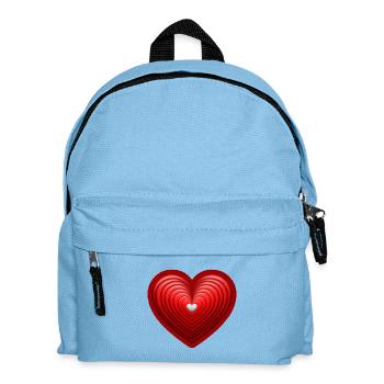 tief_im_HERZEN - Kinder Rucksack - Hellblau - Vorne
