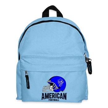 American football - Kids' Backpack - light blue - Front