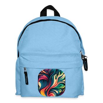 Abstrait - Sac à dos Enfant - bleu clair - Devant