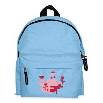 The Blob Garden l Pink & Viva Magenta - Kids' Backpack - light blue - Front