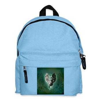 Drachen mit Yin- und Yang-Gesang - Kinder Rucksack - Hellblau - Vorne