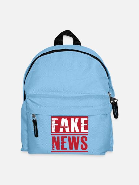 Fake News - Kinder Rucksack - Hellblau