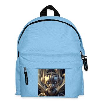 Foto Makro Kreatur 13 - Kinder Rucksack - Hellblau - Vorne