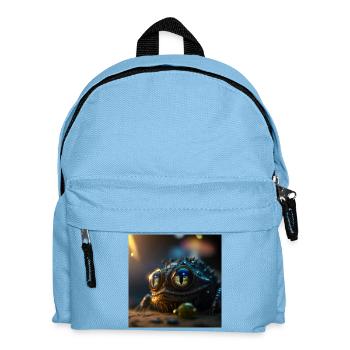 Foto Makro Kreatur 01 - Kinder Rucksack - Hellblau - Vorne