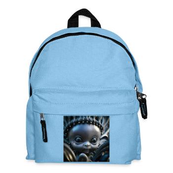 Foto Makro Kreatur 12 - Kinder Rucksack - Hellblau - Vorne