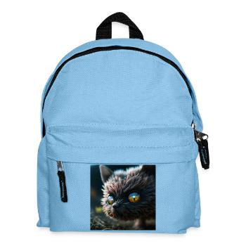Foto Makro Kreatur 09 - Kinder Rucksack - Hellblau - Vorne