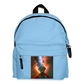 Porträt elektrik 10 - Kinder Rucksack - Hellblau - Vorne