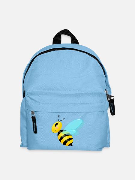 Abeille gracieuse voletant - Sac à dos Enfant - bleu clair