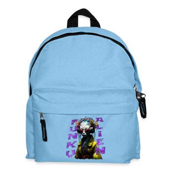 Funky alien 02 - Sac à dos Enfant - bleu clair - Devant