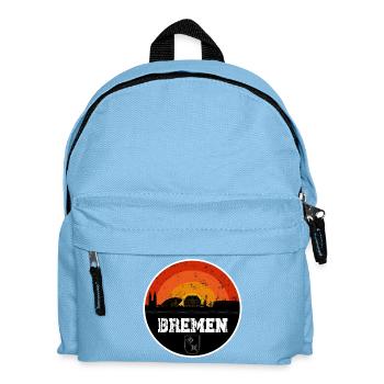 Bremen Skyline - Kids' Backpack - light blue - Front