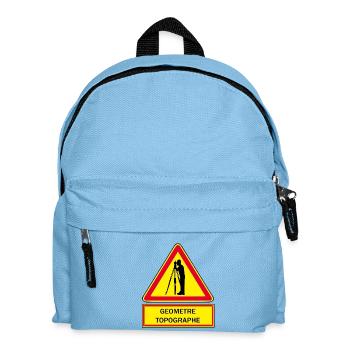 Géomètre topographe - Sac à dos Enfant - bleu clair - Devant