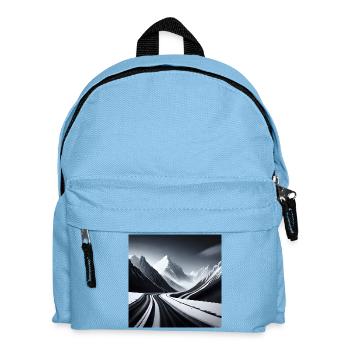 Winter - Kids' Backpack - light blue - Front
