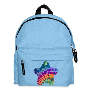 Groovy Tie Dye Star - Sac à dos Enfant - bleu clair - Devant