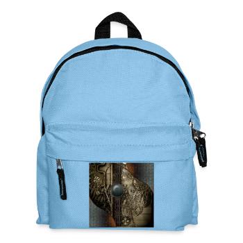 La beauté du design Steampunk - Sac à dos Enfant - bleu clair - Devant