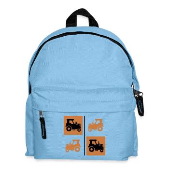 Tractor Motor Vehicle Field Vehicle Tractor Bauer - Kids' Backpack - light blue - Front