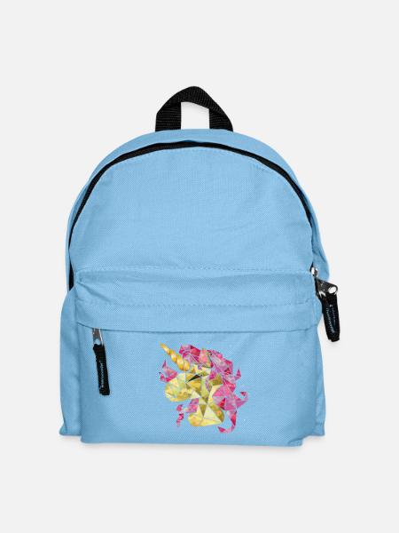 Einhorn Mila Chibi Kind - Kinder Rucksack - Hellblau