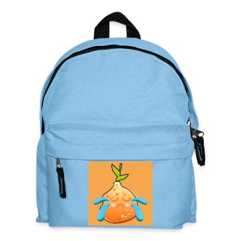TRAURIGKEIT - TRAURIGE ORANGE - SOMMER FRÜCHTE - Kinder Rucksack - Hellblau - Vorne