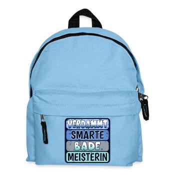 Bademeisterin - Schwimmmeisterin - SCHWIMMEN - Kinder Rucksack - Hellblau - Vorne