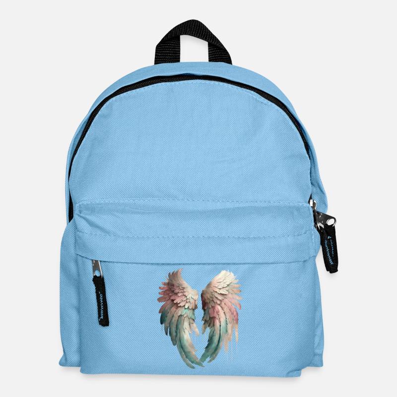 Engelsflügel - Kinder Rucksack - Hellblau